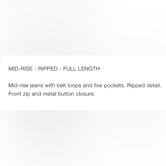 Zara Wide Leg Jeans, Distressed - Picture 13 of 16